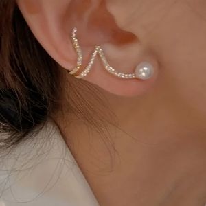 Faux Pearl Stud Earrings